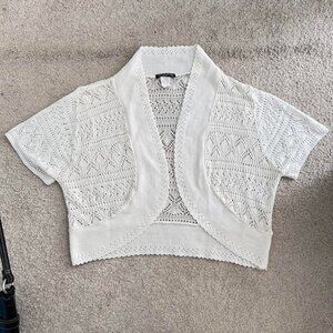 White Knit Sweater sz 3xl